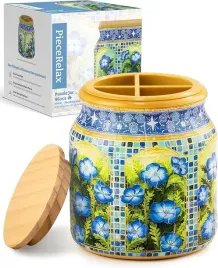 puzzle-3d-pojemnik-na-dlugopisy-z-drewniana-pokrywka-96el-niebieskie-kwiaty