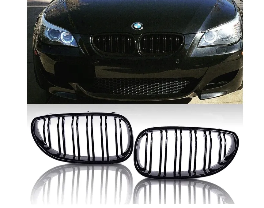 nerki-atrapa-grill-czarny-polysk-do-bmw-e60-e61-m5-stan-nowy
