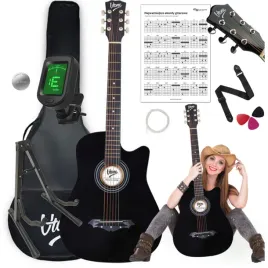 gitara-akustyczna-klasyczna-4-4-pelen-zestaw-stojak-kostki-stroik-pasek