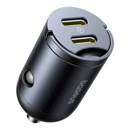 ladowarka-samochodowa-baseus-tiny-star-30w-2x-usb-c-czarna