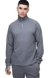boohooman-bluza-meska-dlugi-rekaw-stojka-melanz-szara-plus-size-z3a