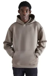 boohooman-bluza-meska-z-kapturem-bezowa-gladka-100percent-poliester-z3a