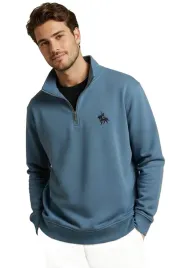 trendyol-man-bluza-meska-niebieska-z-zamkiem-i-logo-na-piersi-l-5da