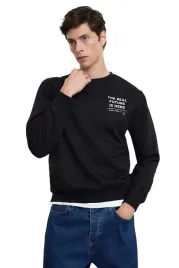 trendyol-man-bluza-meska-czarna-z-nadrukiem-i-okraglym-dekoltem-m-5da