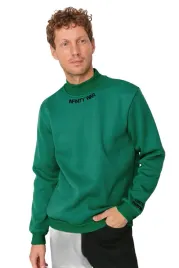 trendyol-man-bluza-meska-zielona-z-dlugim-rekawem-i-stojka-xl-5da