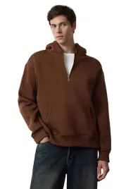 trendyol-man-bluza-meska-brazowa-z-kapturem-i-zamkiem-dlugi-rekaw-xl-5da