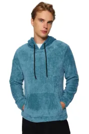 trendyol-man-meska-bluza-z-kapturem-pluszowa-niebieska-dlugi-rekaw-xl-5da