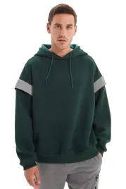 trendyol-man-bluza-meska-z-kapturem-z-paskiem-na-rekawach-zielona-s-5da