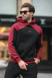 meska-bluza-z-kapturem-czarno-bordowa-z-kieszenia-kangurka-2xl-5ga