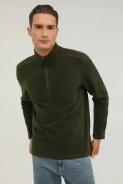 meska-bluza-z-polaru-z-zamkiem-i-stojka-khaki-l-5ga