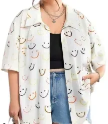 shein-koszula-damska-biala-wzor-emotikony-krotki-rekaw-plus-size-56-1ha