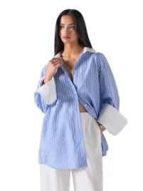 shein-bluzka-damska-niebieska-w-paski-z-bialym-kolnierzykiem-40-42-1ka