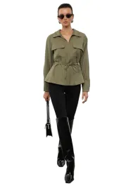 trendyol-koszula-damska-khaki-z-wiazaniem-w-talii-dlugi-rekaw-38-5ea