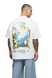 boohooman-bialy-t-shirt-meski-z-nadrukiem-widok-amalfi-coast-m-z3a