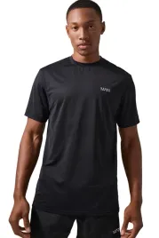boohooman-czarny-meski-t-shirt-sportowy-z-logo-na-przodzie-xs-z3a