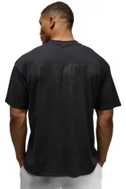 boohooman-meski-czarny-t-shirt-z-nadrukiem-na-plecach-okragly-dekolt-m-z3a
