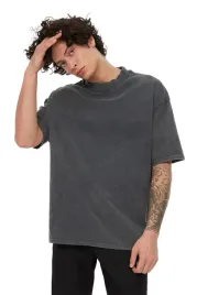 trendyol-man-meski-t-shirt-z-krotkim-rekawem-i-stojka-szary-melanz-s-5da