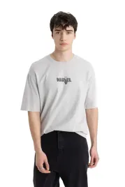 defacto-t-shirt-meski-szary-z-nadrukiem-marvel-okragly-dekolt-xs-5da