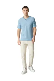 koton-meski-t-shirt-niebieski-z-guzikami-dekolt-serek-xs-5da