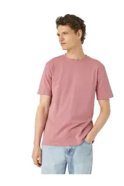 koton-meski-t-shirt-rozowy-z-okraglym-dekoltem-bawelna-xs-5da
