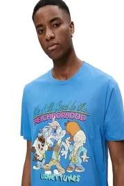 koton-meski-niebieski-t-shirt-z-nadrukiem-looney-tunes-xxl-5da