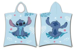 poncho-dla-dzieci-50x115-lilo-and-stitch-niebieskie-recznik-z-kapturem