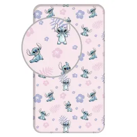 przescieradlo-bawelniane-z-gumka-90x200-lilo-and-stitch-rozowe-dla-dzieci