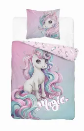 posciel-160x200-cm-mlodziezowa-z-jednorozcem-i-napisem-magic-dreamstyle