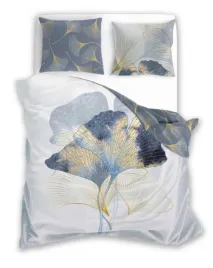 posciel-satynowa-160x200-nobile-biala-niebieska-liscie-milorzebu-faro