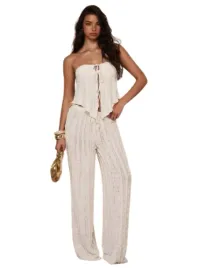 shein-ecru-spodnie-casual-proste-z-wiazaniem-l-1jc