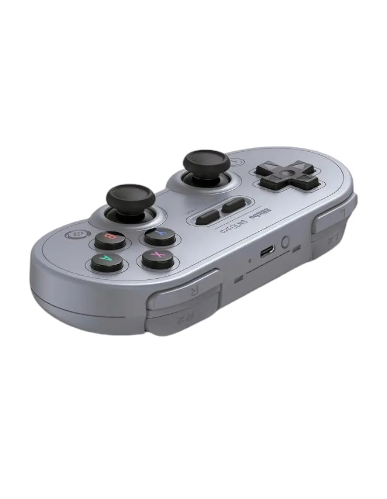 8bitdo-sn30-pro-szary-pc-switch-android-mac-efekt-halla-stan-nowy