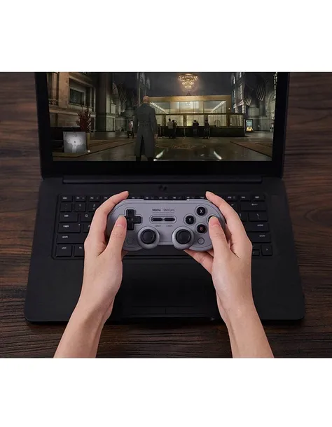 8bitdo-sn30-pro-szary-pc-switch-android-mac-efekt-halla-zlacza-usb