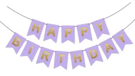 baner-fioletowy-pastelowy-girlanda-urodzinowa-zloty-napis-happy-birthday