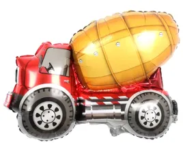 foliowy-balon-urodzinowy-ciezarowka-betoniarka-maszyny-budowlane-na-hel