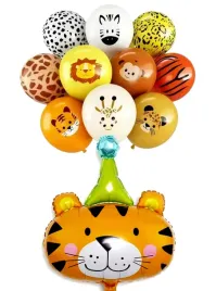 zestaw-balonow-zwierzeta-zoo-safari-tygrys-11-szt-na-urodziny-przyjecie