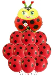 zestaw-balonow-urodzinowych-biedronka-kropeczki-czerwone-czarne-lateksowe