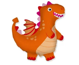 balon-foliowy-dinozaur-smok-pomaranczowy-37-cm