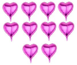 10-x-balon-foliowy-metaliczny-fuksjowy-serce-serduszko-metaliczne-45-cm