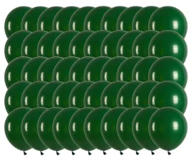 balony-lateksowe-zielone-ciemna-butelkowa-zielen-zestaw-50-szt-10cali-25-cm