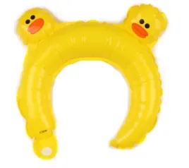 balon-uszy-kaczka-opaska-na-glowe-urodzinowa-zolta