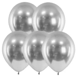 balony-chromowane-shiny-srebrne-5-szt-glossy-10-cali-sylwester-wesele-slub