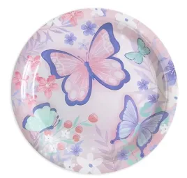 talerzyki-talerze-papierowe-18-cm-rozowe-w-motyle-motylki-zestaw-6-szt