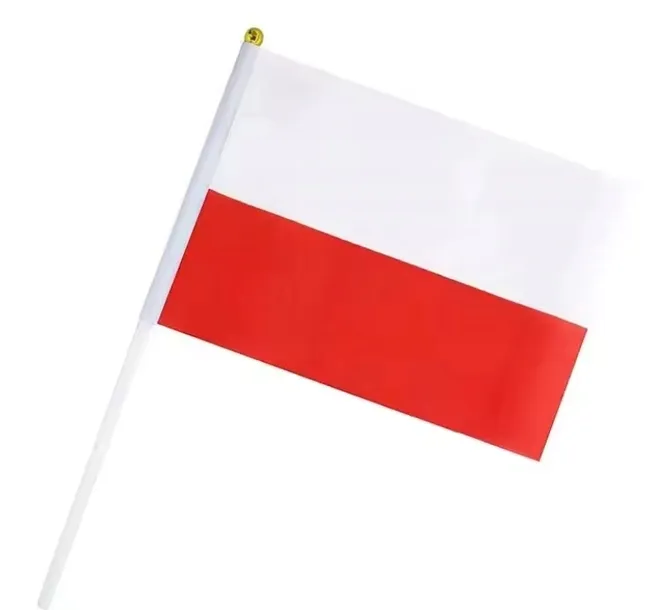 Flaga narodowa POLSKI POLSKA biało-czerwona 45 x 30 cm