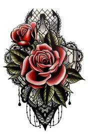 tatuaze-zmywalne-tymczasowe-dla-dzieci-roza-kwiat