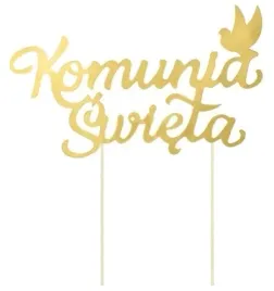 topper-toper-tort-zloty-komunia-swieta-dekoracja