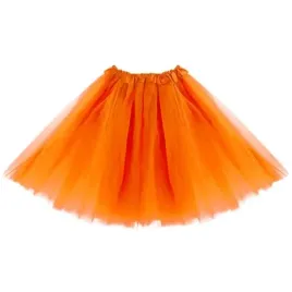 stroj-spodniczka-pomaranczowa-135020-tutu-40cm-tiulowa