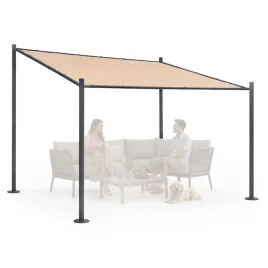 pergola-ogrodowa-tarasowa-3x3-m-stalowa-altana-zadaszenie-bezowa-multigarden