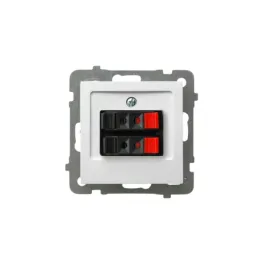 ospel-as-gniazdo-elektryczne-glosnikowe-podwojne-biale-modul-stopien-ip20