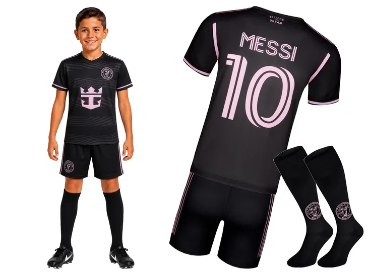 Strój piłkarski Messi 10 Miami | koszulka + spodenki + getry | 146