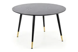 okragly-czarny-stol-ze-zlotymi-wstawkami-embos-halmar-o120-cm